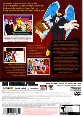 Harvey Birdman - Attorney at Law box cover back